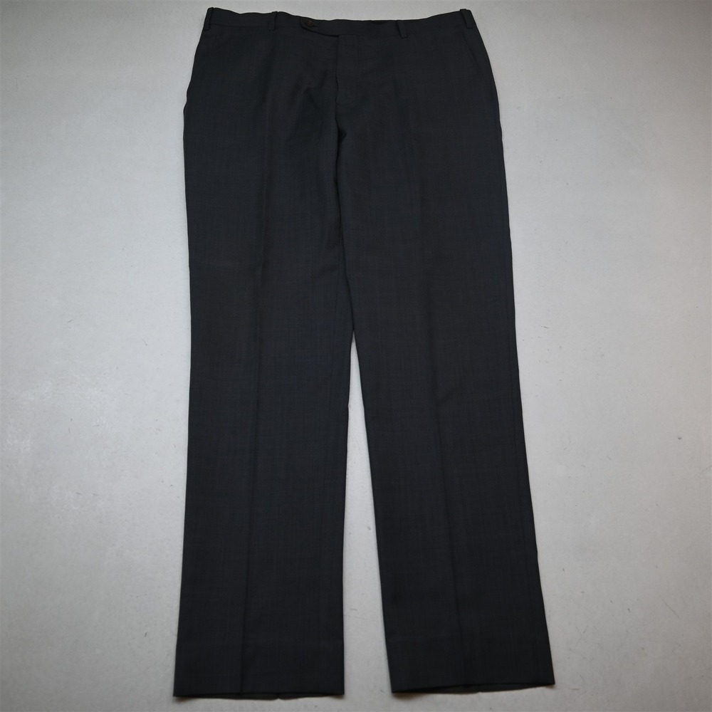 Alton Lane 35x32 Gray Wool Flat Front Slim Dress Mens Pants